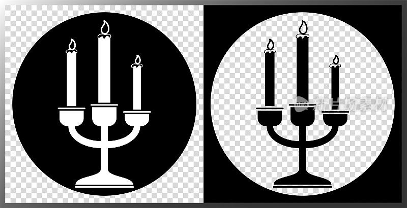 蜡烛的烛台图标。