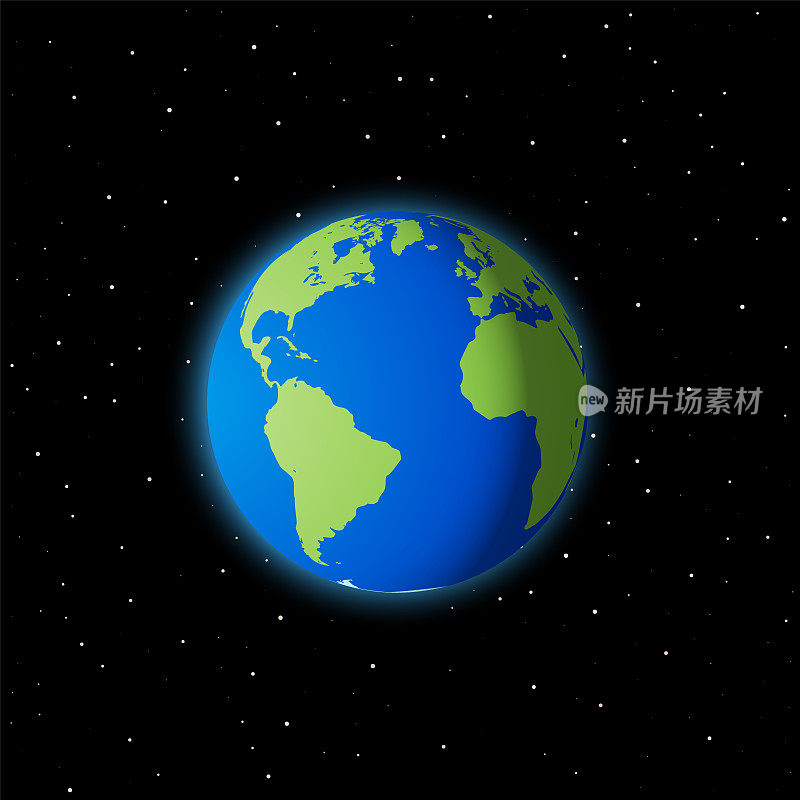 地球和外太空的恒星