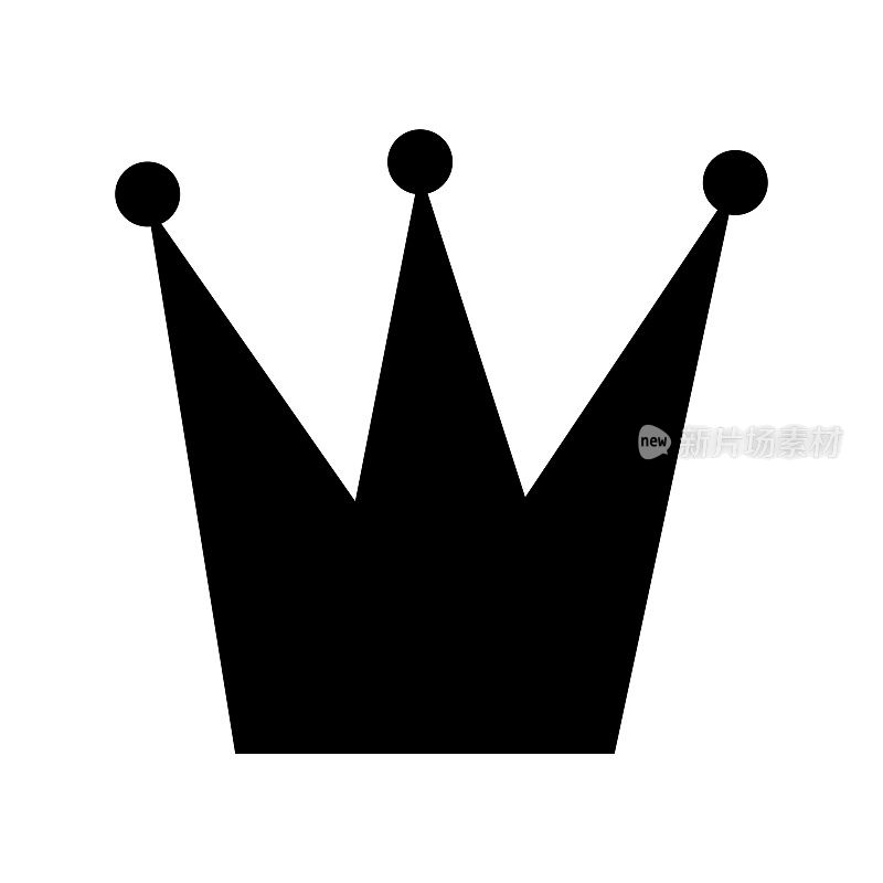 单一设计元素-皇冠。