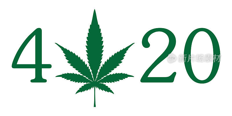 420年大麻叶