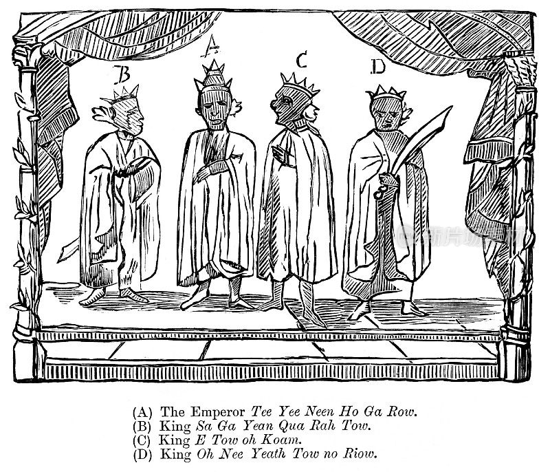 《四位印第安国王》1710年在英国伦敦的印第安酋长