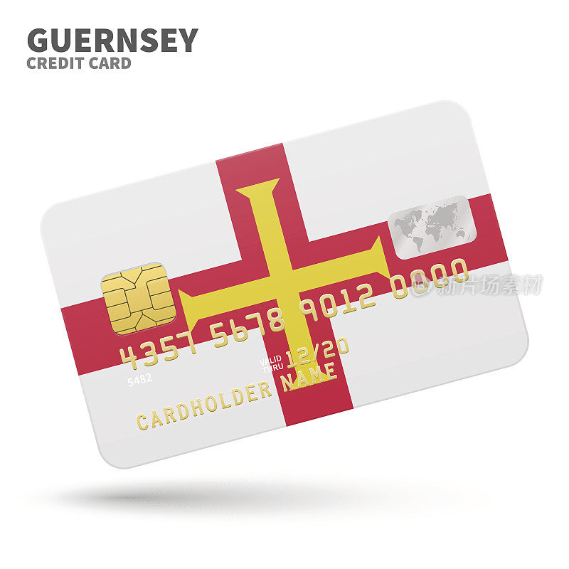 信用卡与根西岛旗背景银行，介绍和