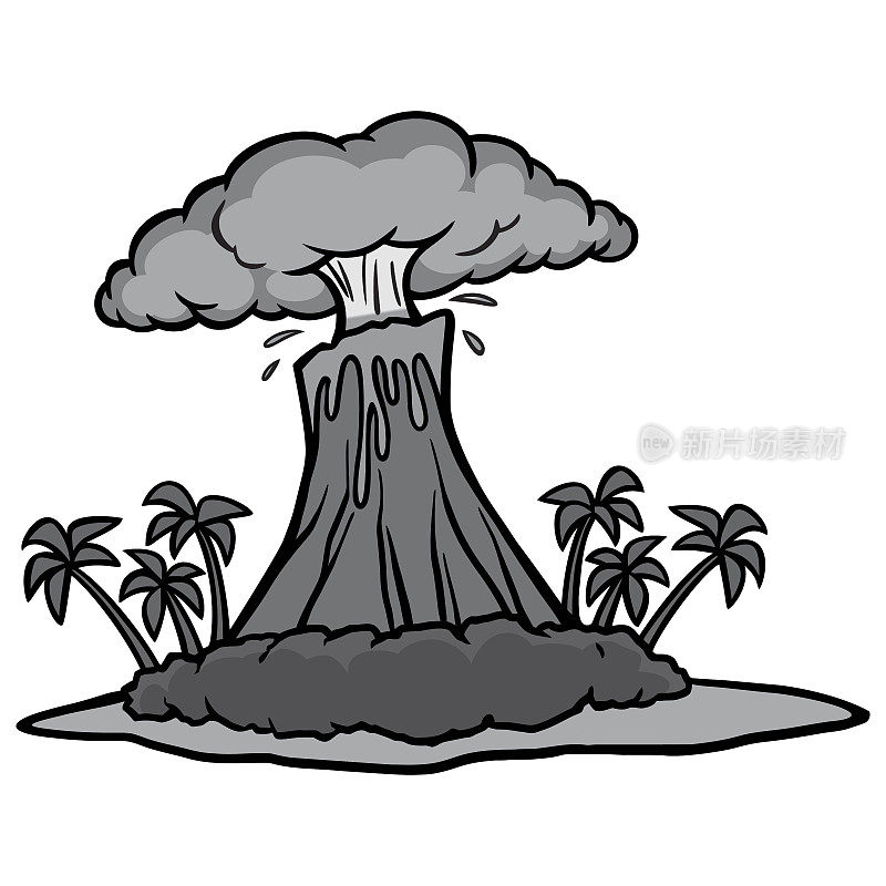 火山岛插图