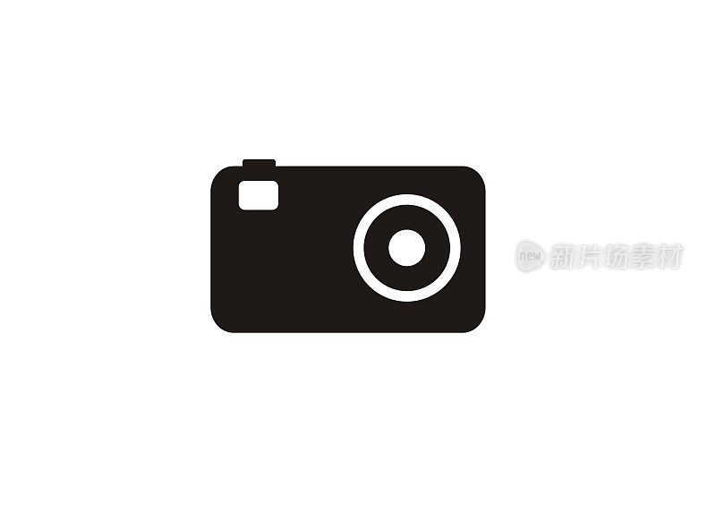 袖珍数码相机简单的图标