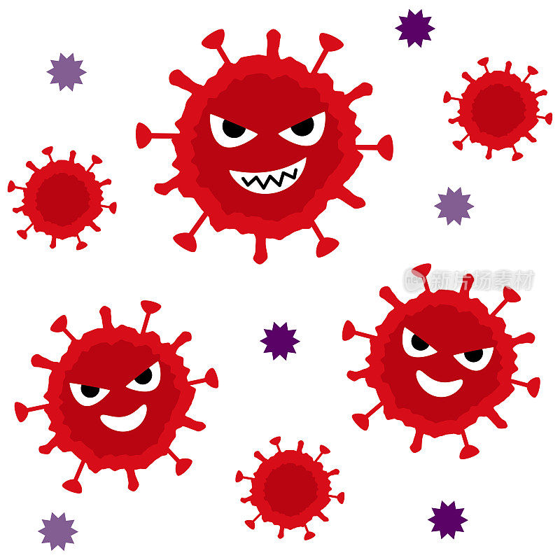 活性病毒冠状病毒图像
