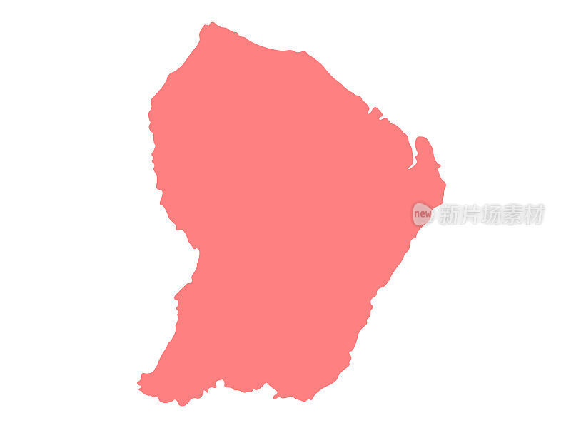 法属圭亚那地图