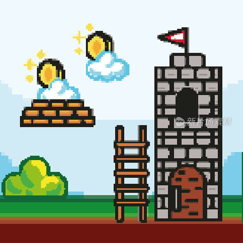 像素城堡视频游戏