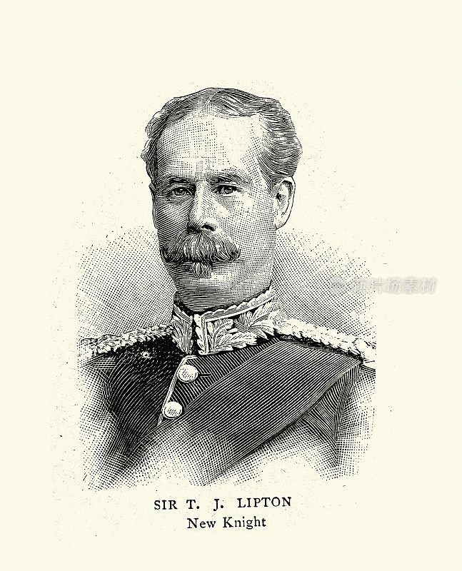 立顿茶的创始人，托马斯・约翰斯通・立顿爵士