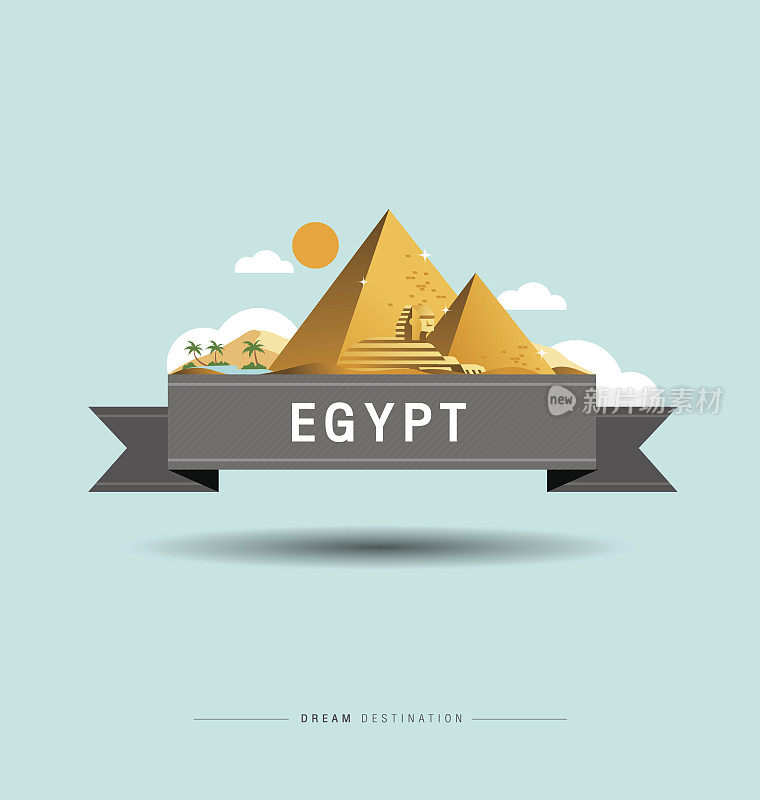 金字塔，狮身人面像，埃及，旅行，地标