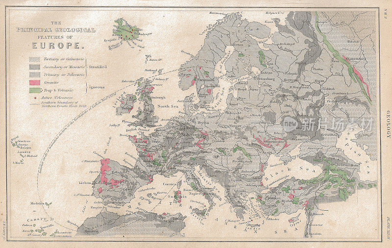 欧洲旧地图