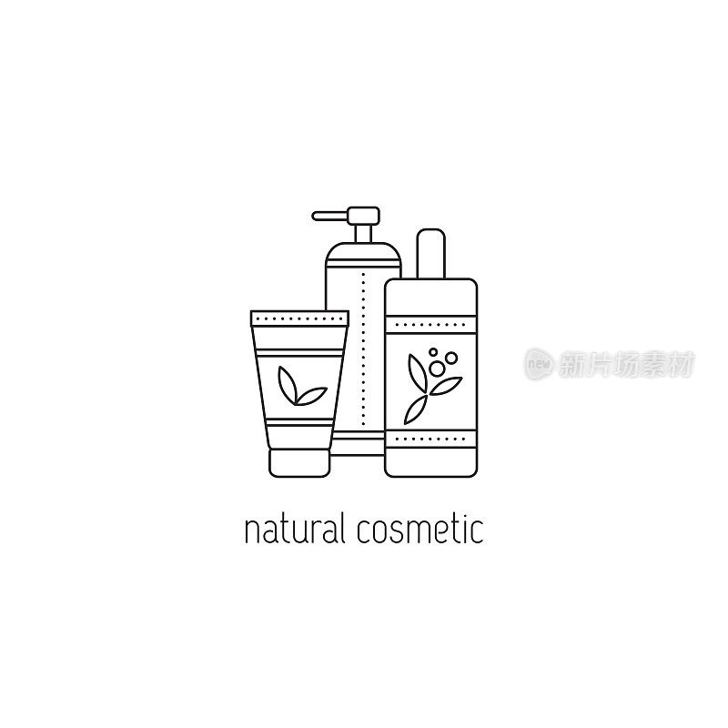 天然化妆品系列图标