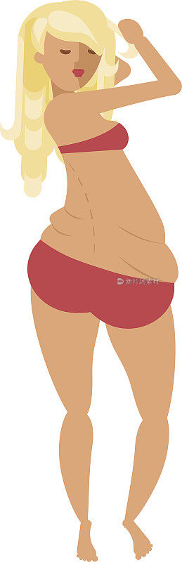 胖女人脂肪团
