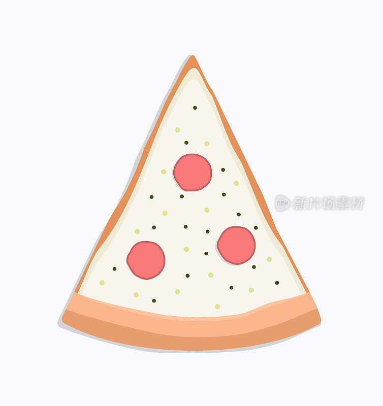 披萨矢量图标