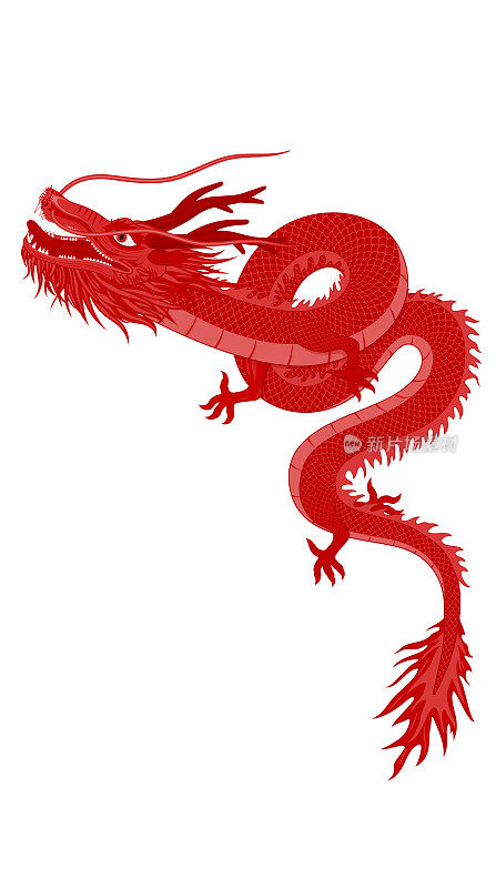龙的材质具有东方中国特色