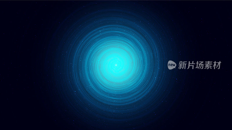 奇妙的软螺旋黑洞星系背景与银河系螺旋，宇宙和星空的概念设计，矢量
