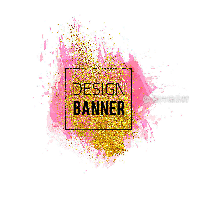 Design-banner-pink-gold