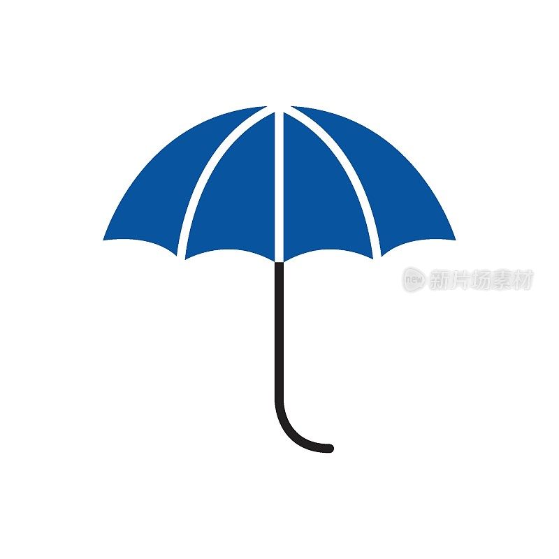 蓝伞图标