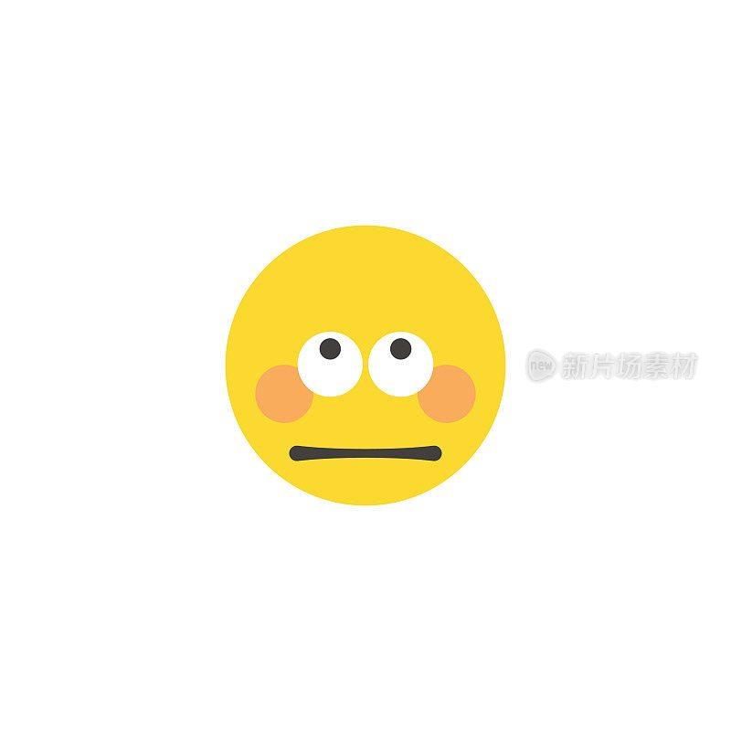 Emoticon大脸平面设计风格