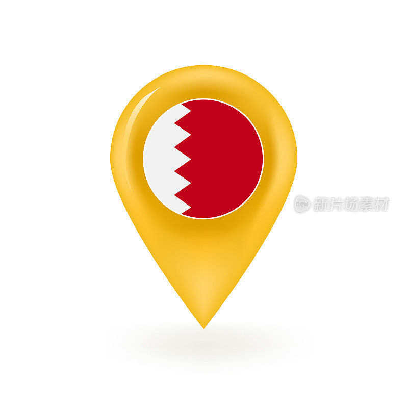 巴林旗地图引脚图标