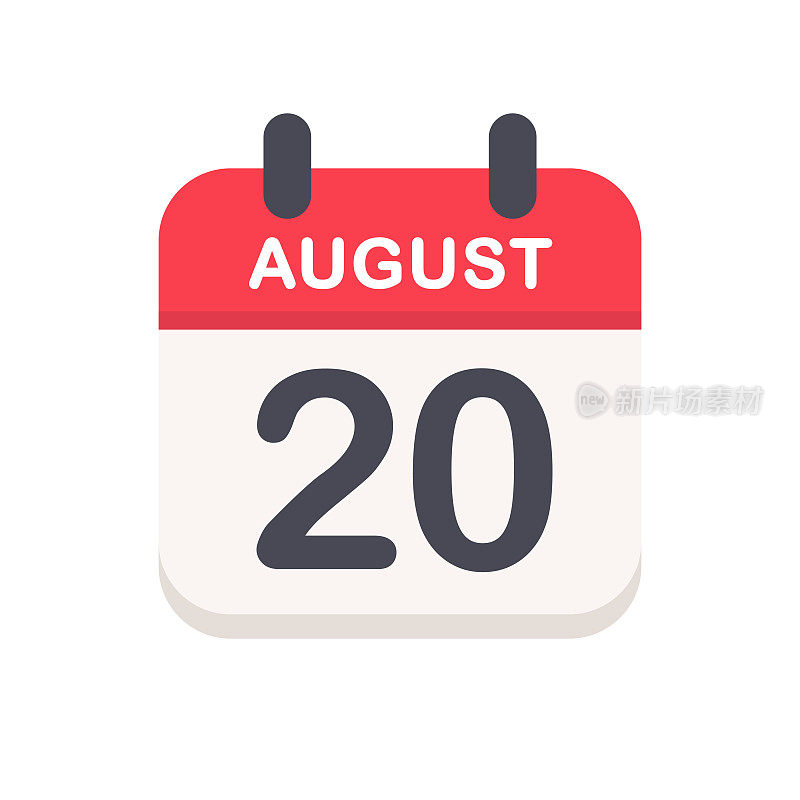 8月20日-日历图标