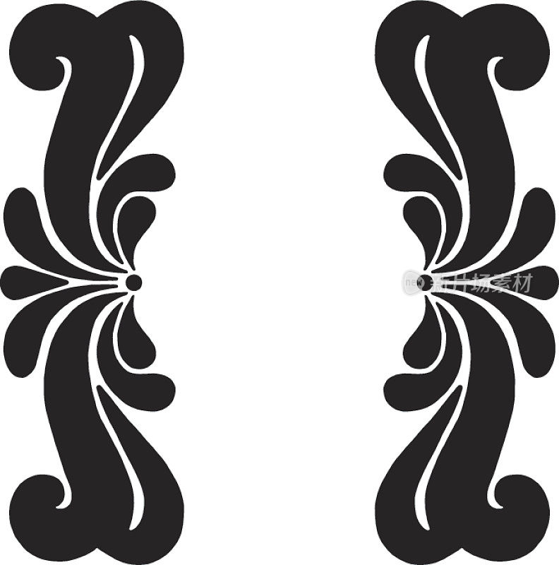 带有设计元素的插图