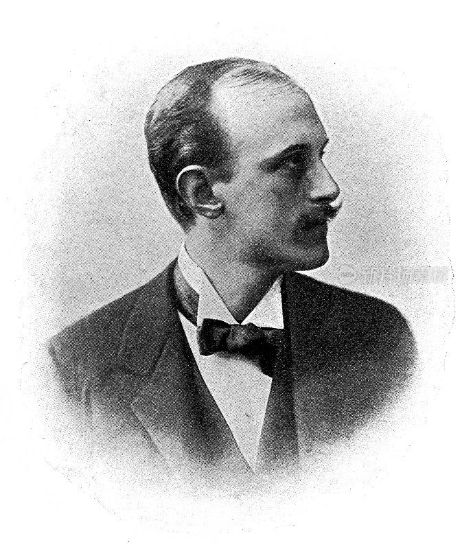 马克斯·冯·希林斯(1868-1933)。德国作曲家、指挥家和戏剧导演他是柏林国家歌剧院的首席指挥(1919-1925)