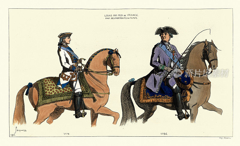 18世纪法国时装，法国国王路易十六，法国历史