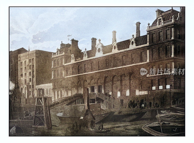 古董伦敦的照片:比林斯盖特市场