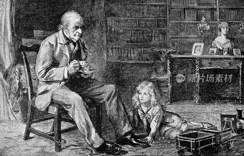 威廉・伊沃特・格莱斯顿和他的孙子斯蒂芬・德尼尔・格莱斯顿――19世纪