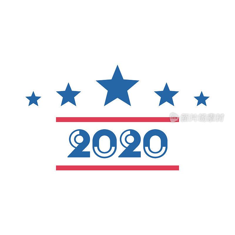 美国2020年大选设计元素