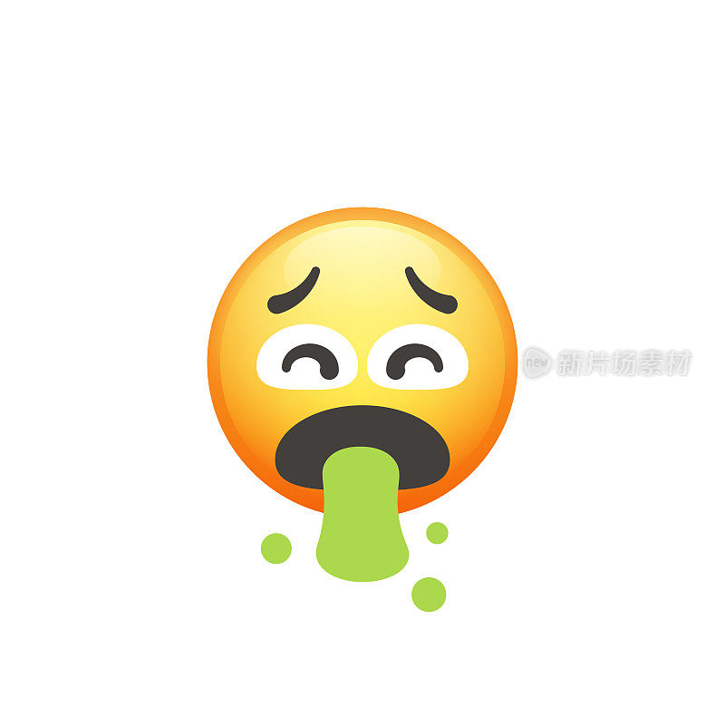 Emoticon裁剪设计元素可爱和色彩渐变