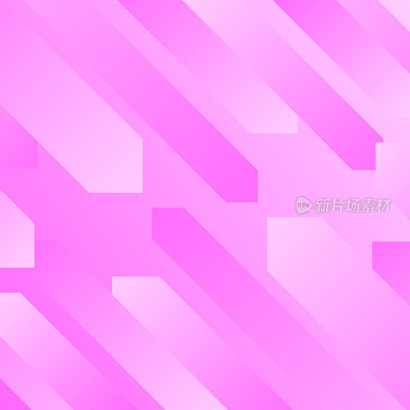 几何形状的抽象设计-流行的粉红色梯度