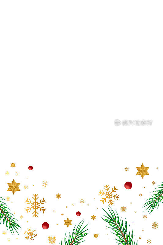 祝新年快乐。圣诞节贺卡。抽象的背景矢量插图。假日设计贺卡，邀请，日历，等股票插图