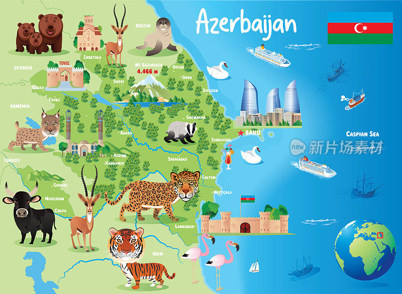 阿塞拜疆动物图