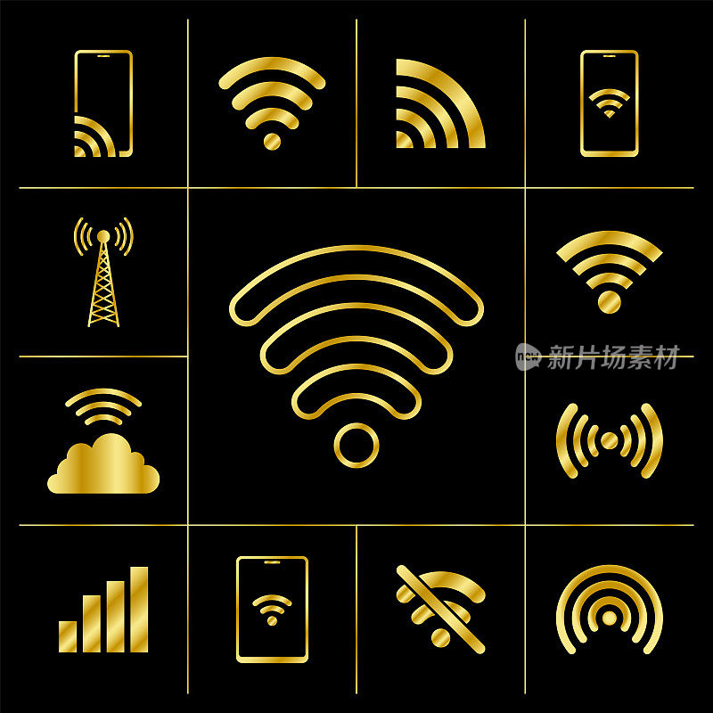 Wifi和网络图标设置。