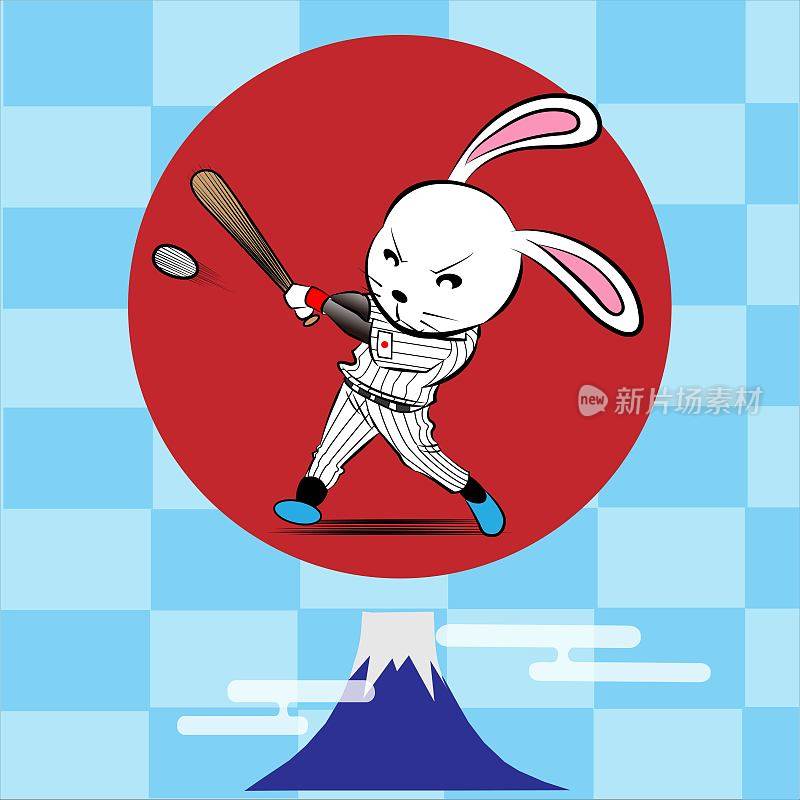 兔子棒球运动员