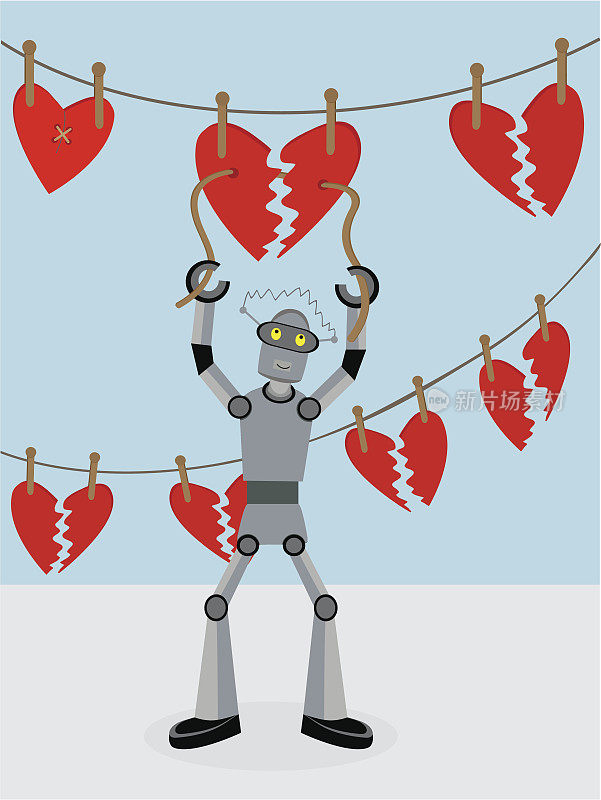 机器人修复破碎的心