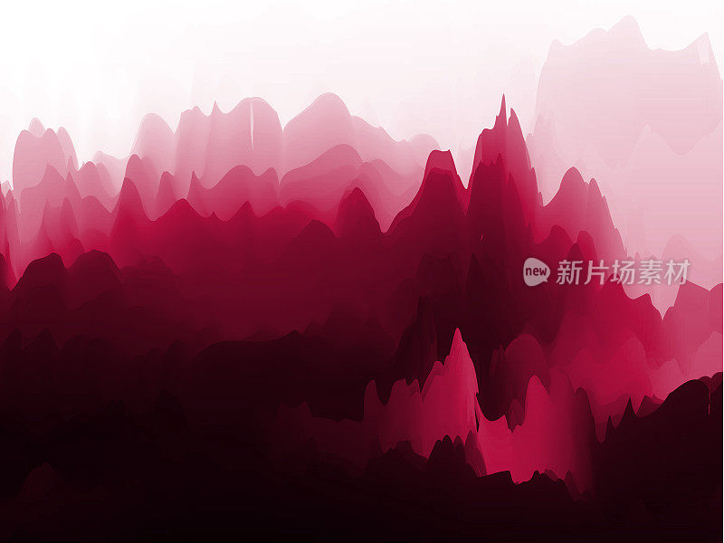 中国画山水画艺术图案背景