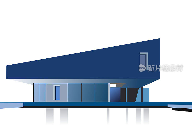 矢量几何空间建筑结构