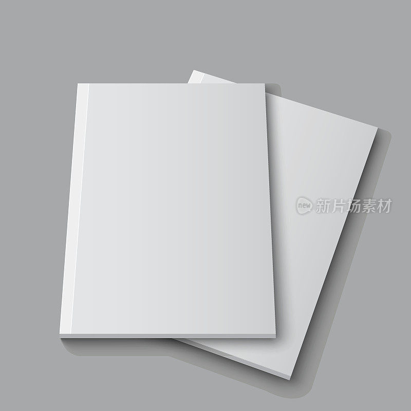 空白空白杂志模板