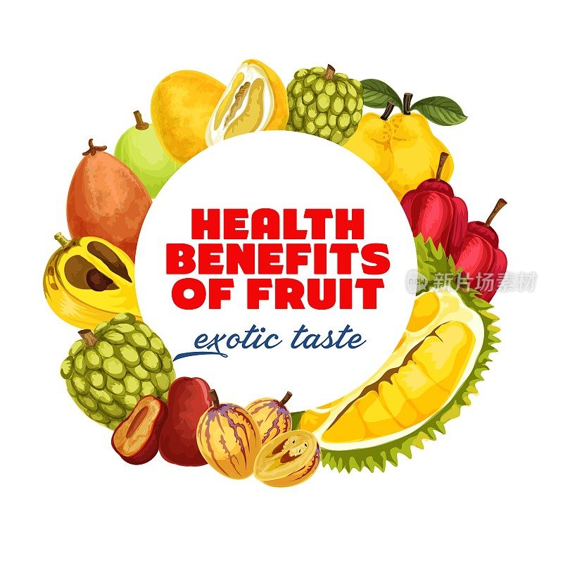 异域热带水果，健康天然食品
