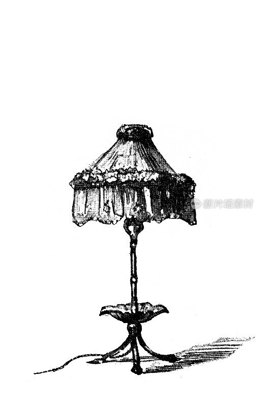 19世纪历史上各种各样的灯具