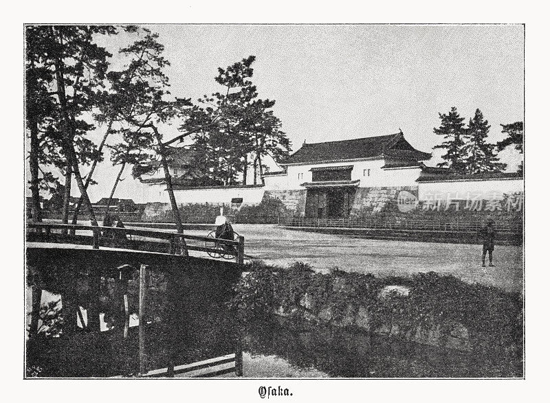 日本大阪地区，半色调印刷，1899年出版