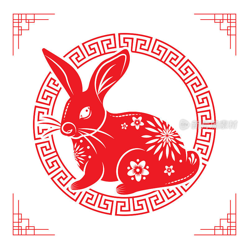 2023年白兔是中国十二生肖的标志