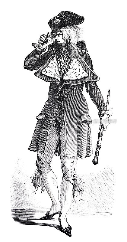 1793年的男装，很棒