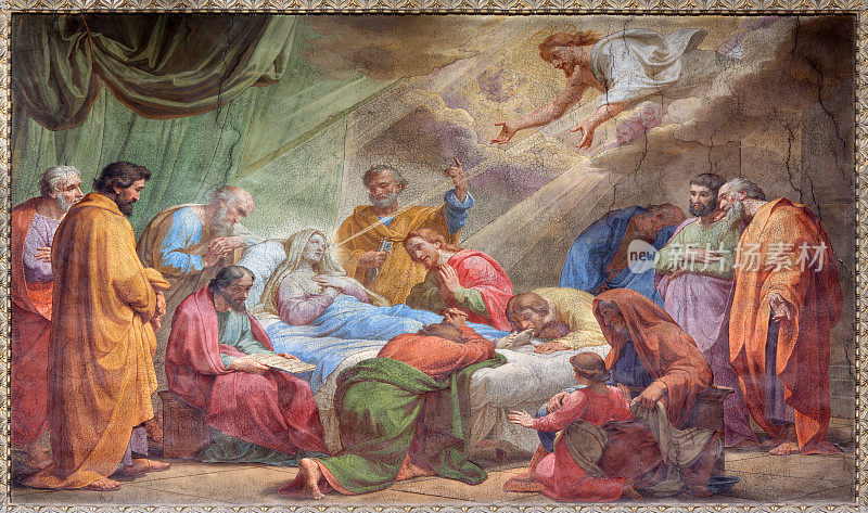 罗马——圣母玛利亚的末日壁画