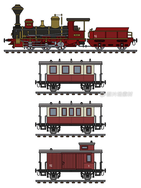 古老的蒸汽火车