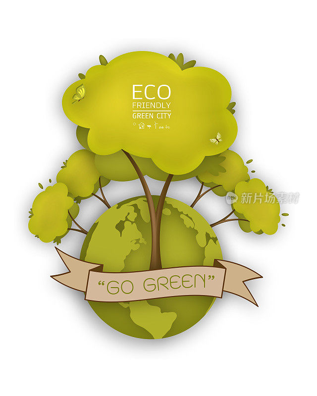 绿色生态地球的生态理念