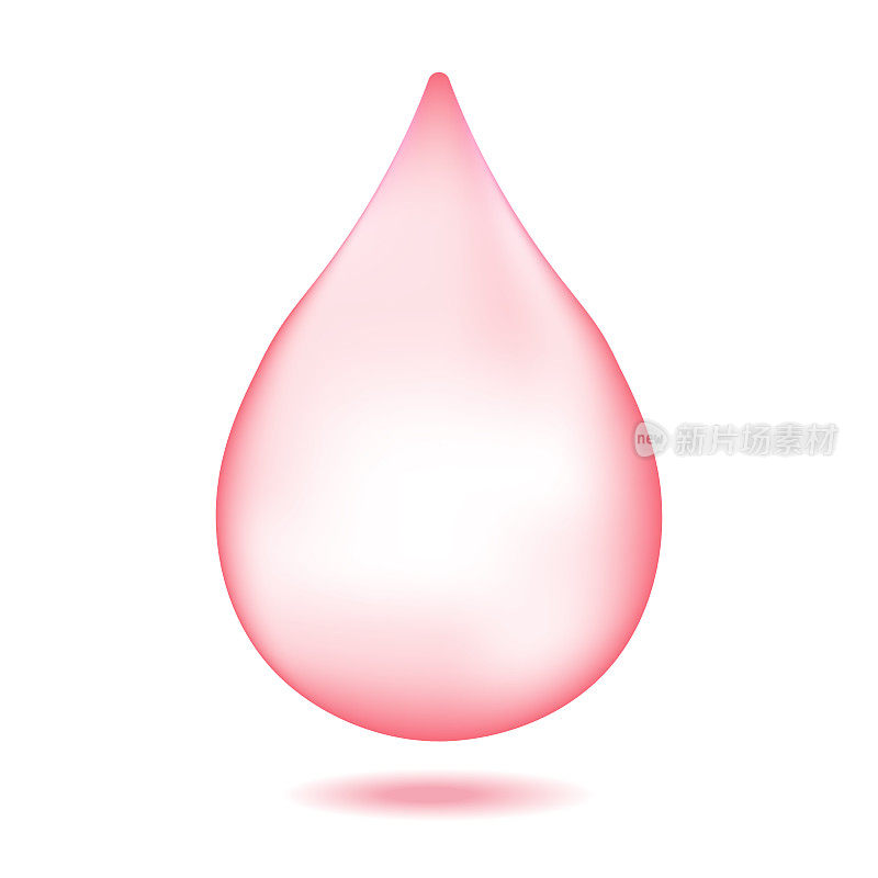 粉色有光泽的液体肥皂或油滴