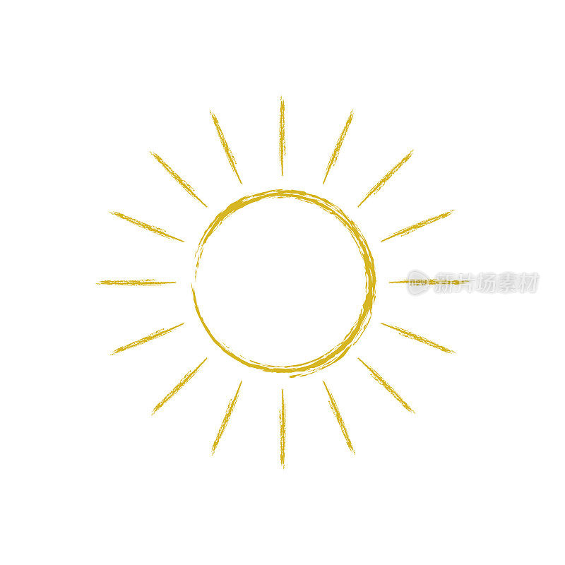 太阳图标向量垃圾摇滚